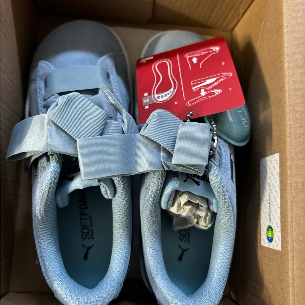 New WT Puma shoes for little girl toddler size 9